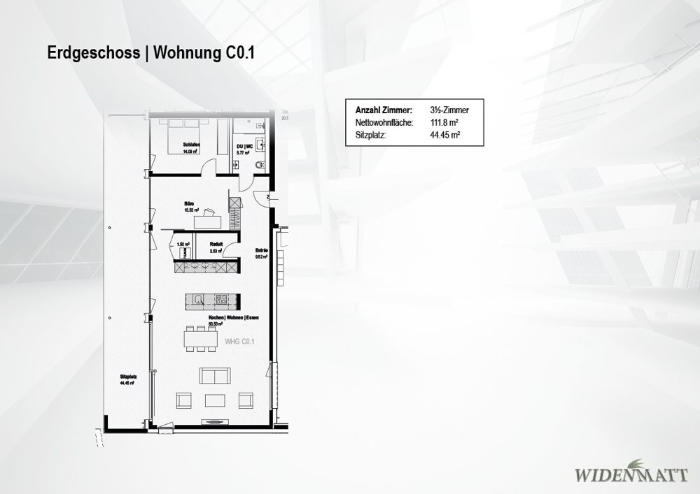 Appartement 3 pièces à louer à Beinwil am See - image 1/11