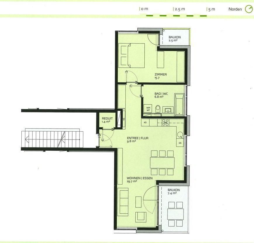 2.5 rooms Apartment for rent in Wetzikon ZH - image 1/7