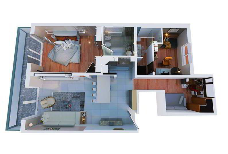 3.5 rooms Apartment to buy in Savosa - image 1/11
