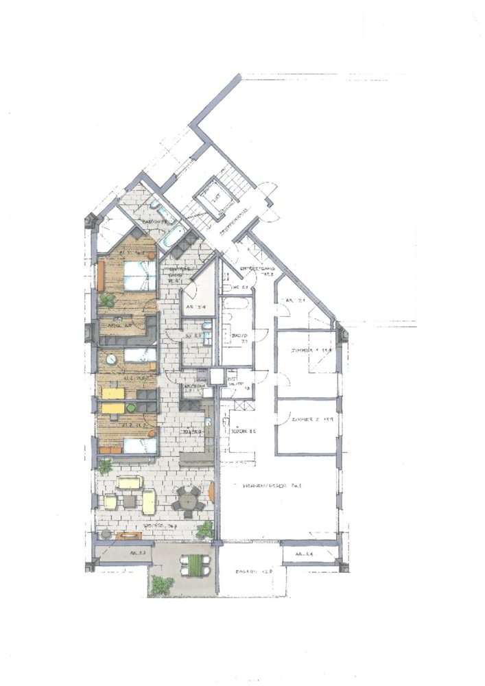 4.5 rooms Apartment for rent in Grüningen - image 1/9