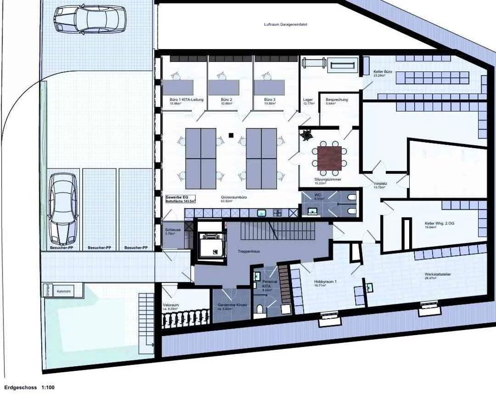 6.5 rooms Office & Commercial for rent in Wädenswil - image 1/8