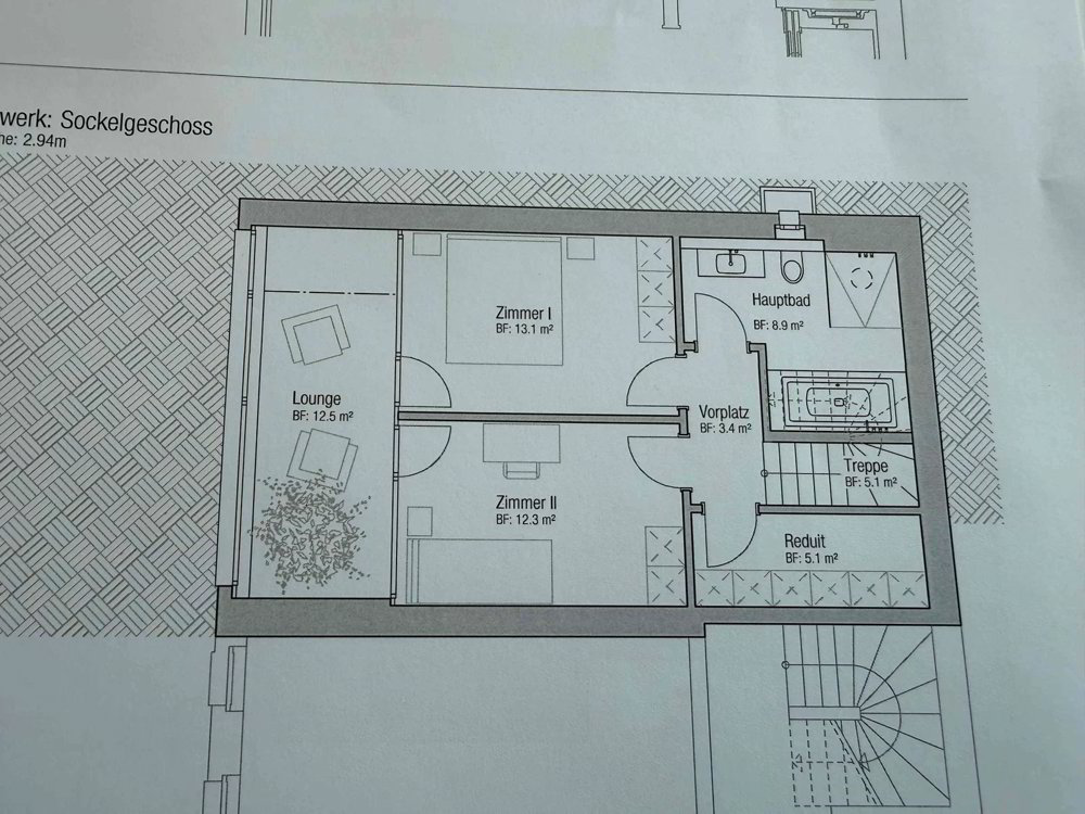 3.5 Zimmer Wohnung zu vermieten in Oberwil BL - Bild 1/3
