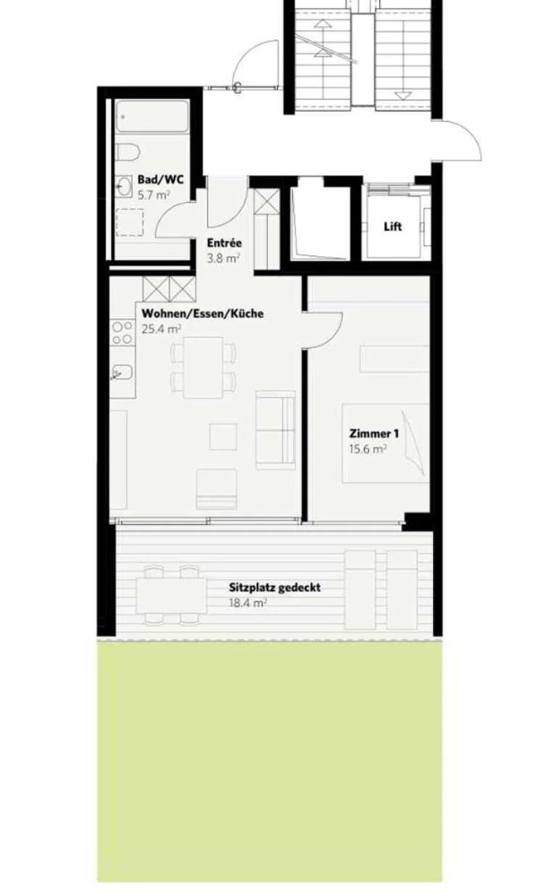 2 rooms Apartment for rent in Reinach BL - image 1/10