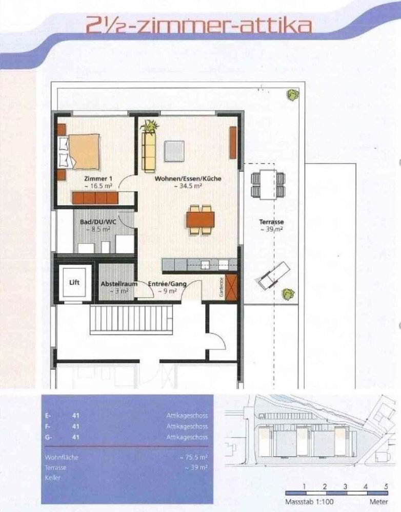 2.5 Zimmer Wohnung zu vermieten in Ettiswil - Bild 1/8