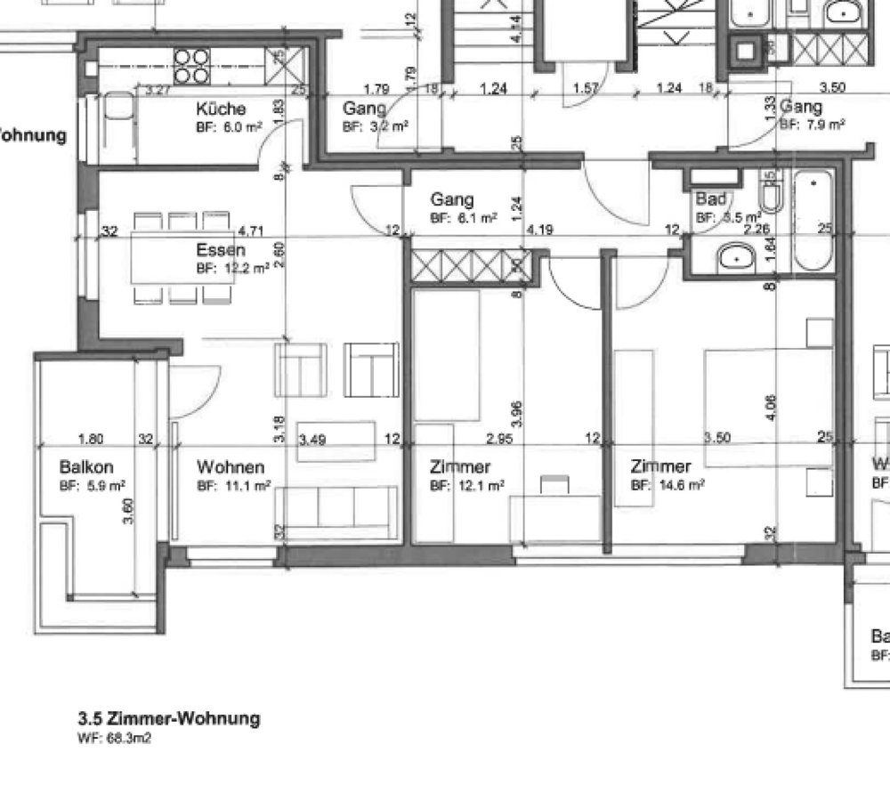 3.5 rooms Apartment for rent in Wil SG - image 1/10