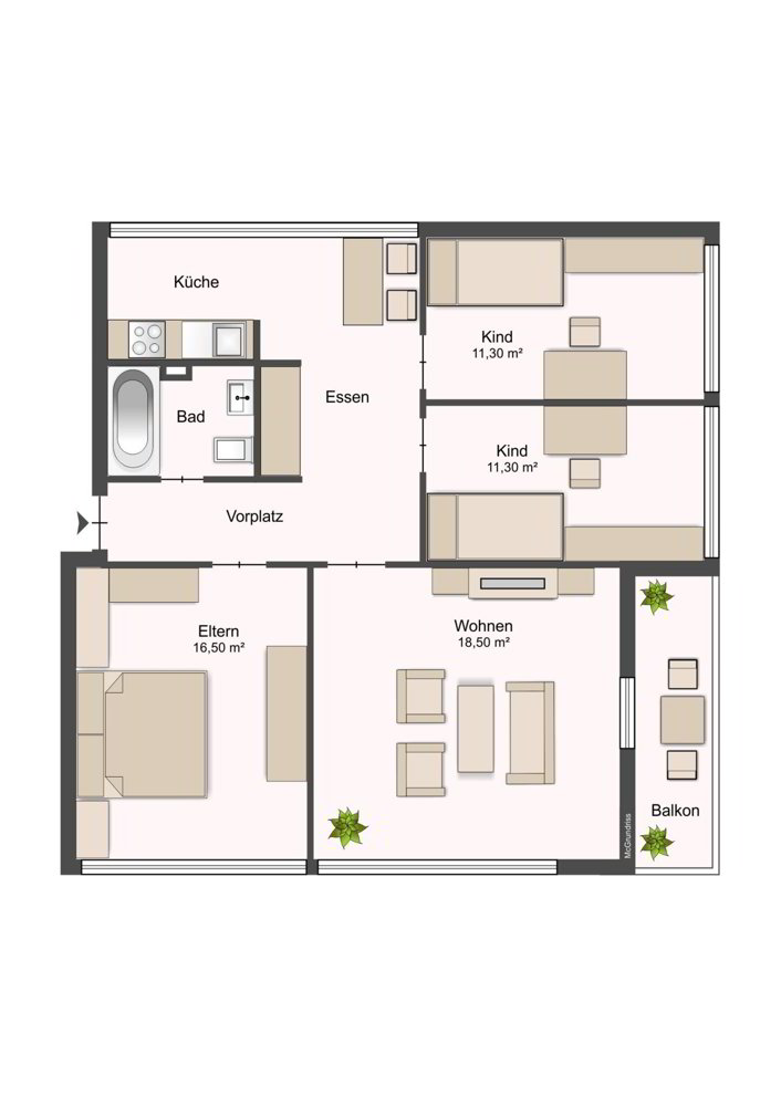 4.5 rooms Apartment for rent in Kreuzlingen - image 1/11