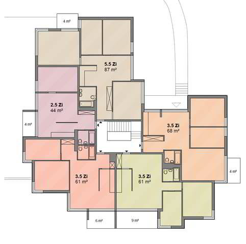 Appartement 2 pièces à louer à Courroux - image 1/6
