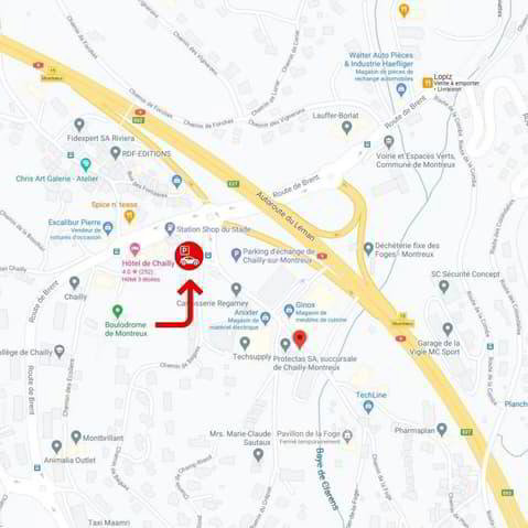 null Zimmer Parkplatz, Garage zu vermieten in Chailly-Montreux - Bild 1/2