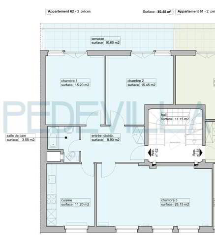 3 Zimmer Wohnung zu vermieten in Bienne - Bild 1/9
