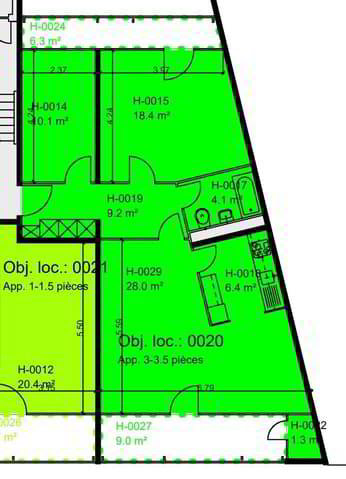 3.5 Zimmer Wohnung zu vermieten in Renens VD - Bild 1/7
