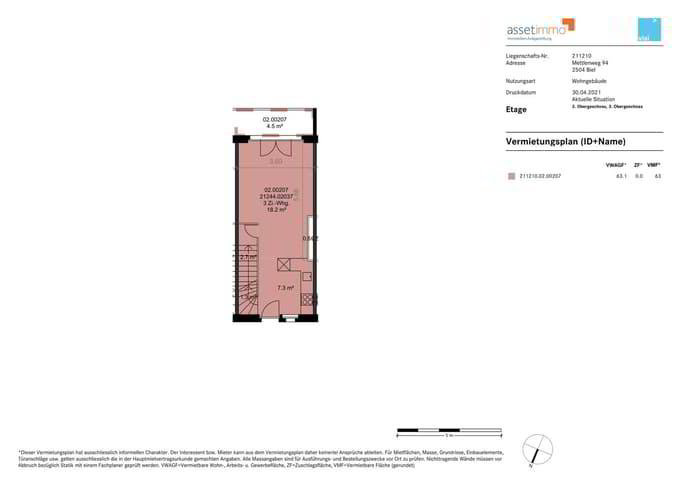 3.5 rooms Apartment for rent in Biel/Bienne - image 1/11