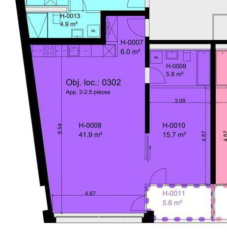 Appartamento di 2.5 locali in affitto a Lausanne - immagine 1/7