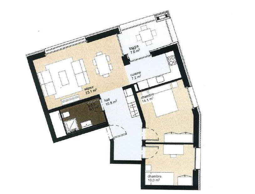 Appartement 3 pièces à louer à Estavayer-le-Lac - image 1/13