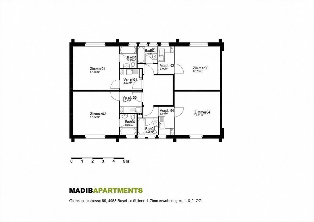 1 rooms Apartment for rent in Bâle - image 1/10
