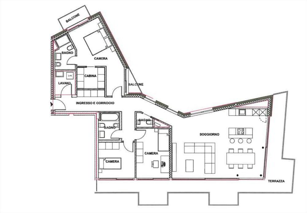 4.5 rooms Apartment to buy in Massagno - image 1/26