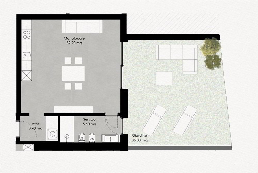 Appartamento di 1.5 locali in vendita a Locarno - immagine 1/7