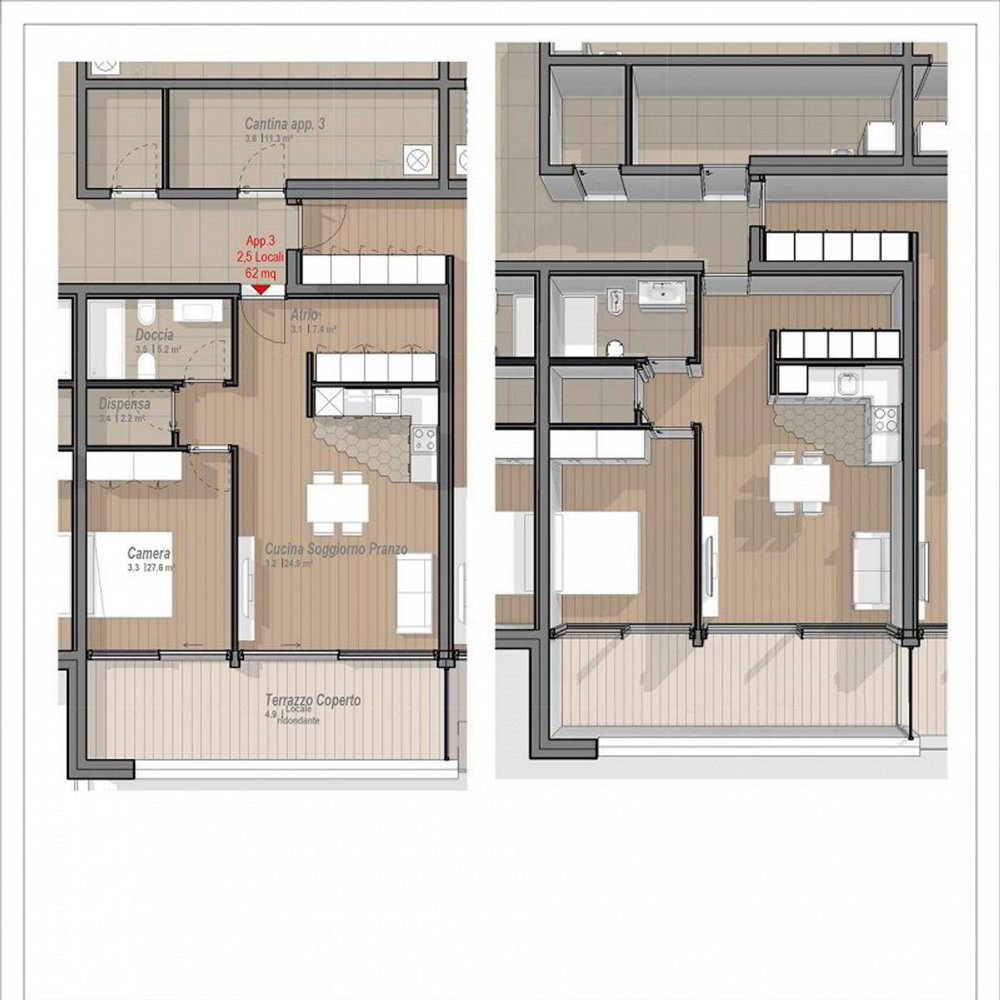Appartement 2.5 pièces à acheter à Davesco-Soragno - image 1/5