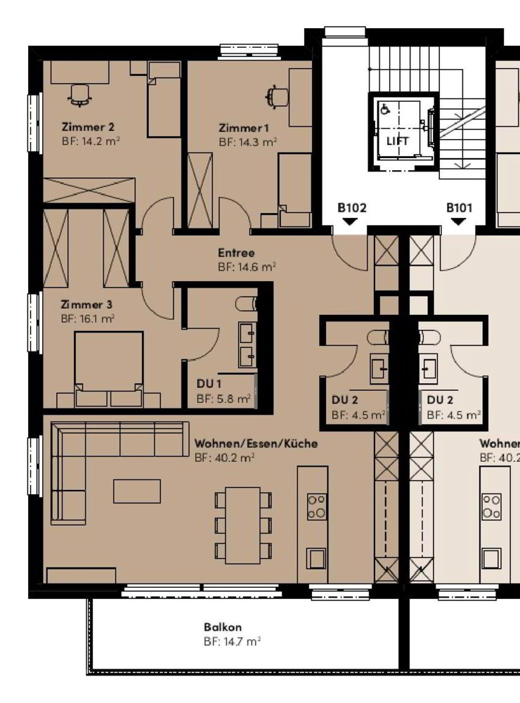 Appartement 4.5 pièces à acheter à Nürensdorf - image 1/6