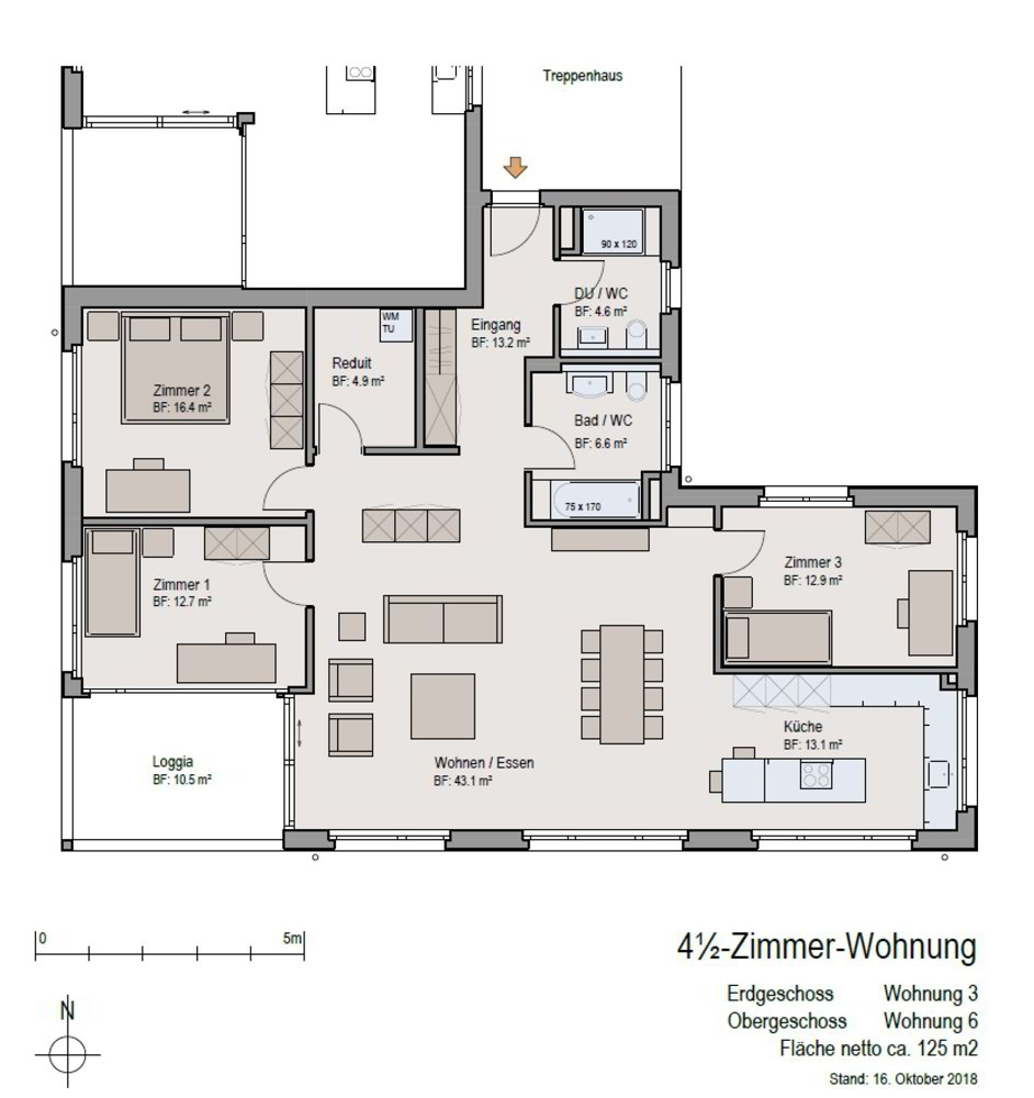 Appartamento di 4.5 locali in affitto a Niederönz - immagine 1/13