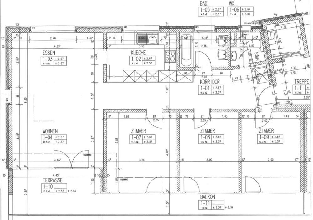 4 Zimmer Wohnung zu vermieten in Coire - Bild 1/8