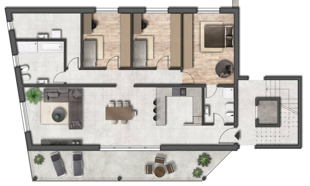 4.5 Zimmer Wohnung zum verkaufen in Malvaglia - Bild 1/15