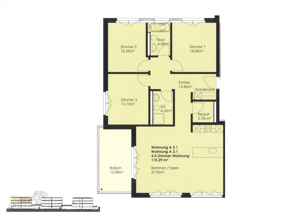 4.5 Zimmer Wohnung zu vermieten in Gossau SG - Bild 1/13