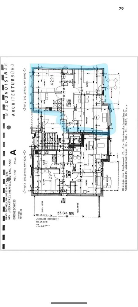 3.5 Zimmer Wohnung zu vermieten in Malters - Bild 1/10