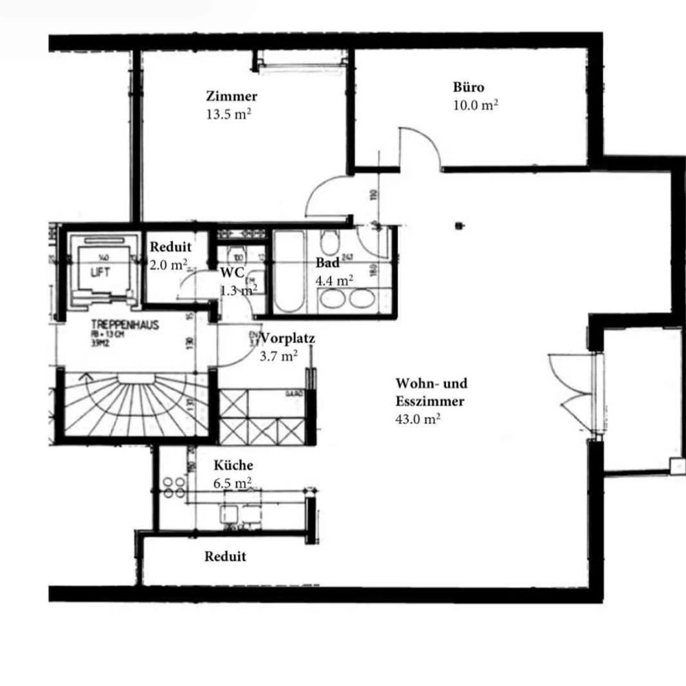 3.5 rooms Apartment for rent in Gelterkinden - image 1/13