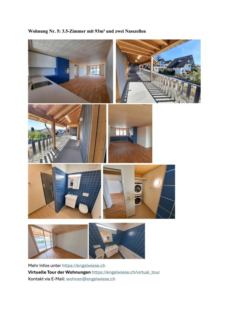 3.5 Zimmer Wohnung zu vermieten in Ottenbach - Bild 1/11