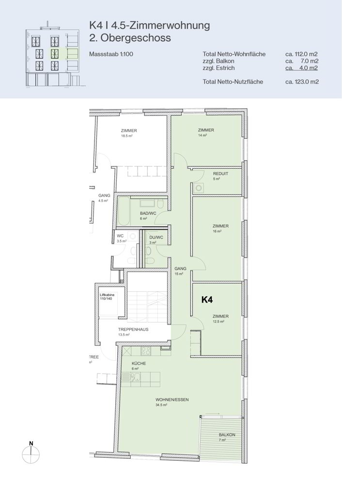 Appartement 4.5 pièces à louer à Laufen - image 1/16