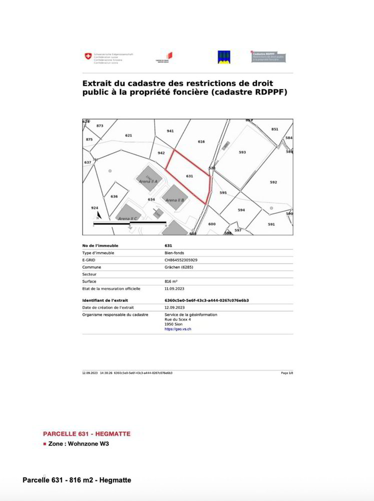 Terreno di null locali in vendita a Grächen - immagine 1/10