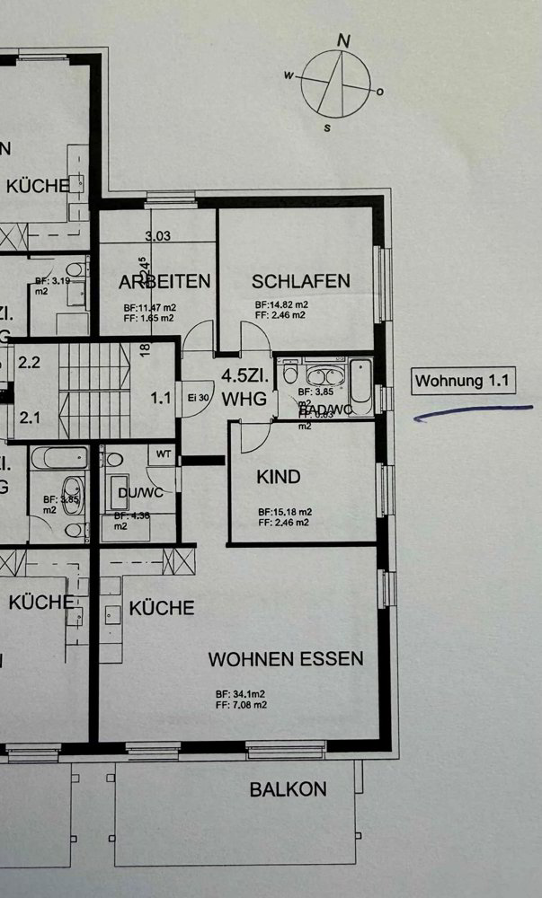 Appartement 4.5 pièces à louer à Adliswil - image 1/8