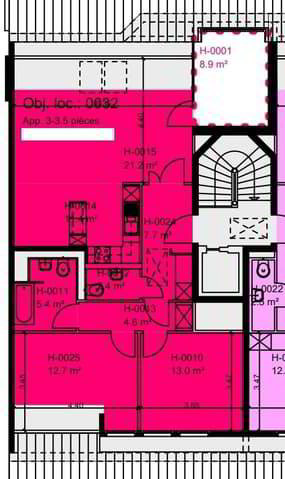 3.5 Zimmer Wohnung zu vermieten in Préverenges - Bild 1/8