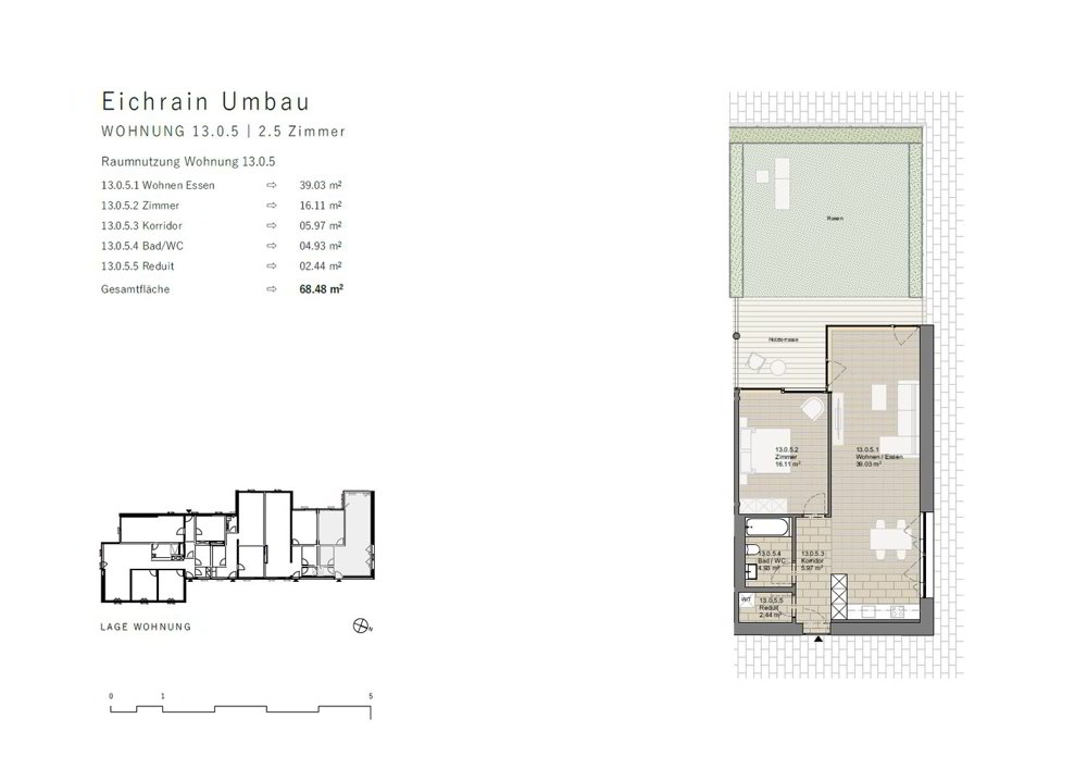 2.5 Zimmer Wohnung zu vermieten in Zürich - Bild 1/3