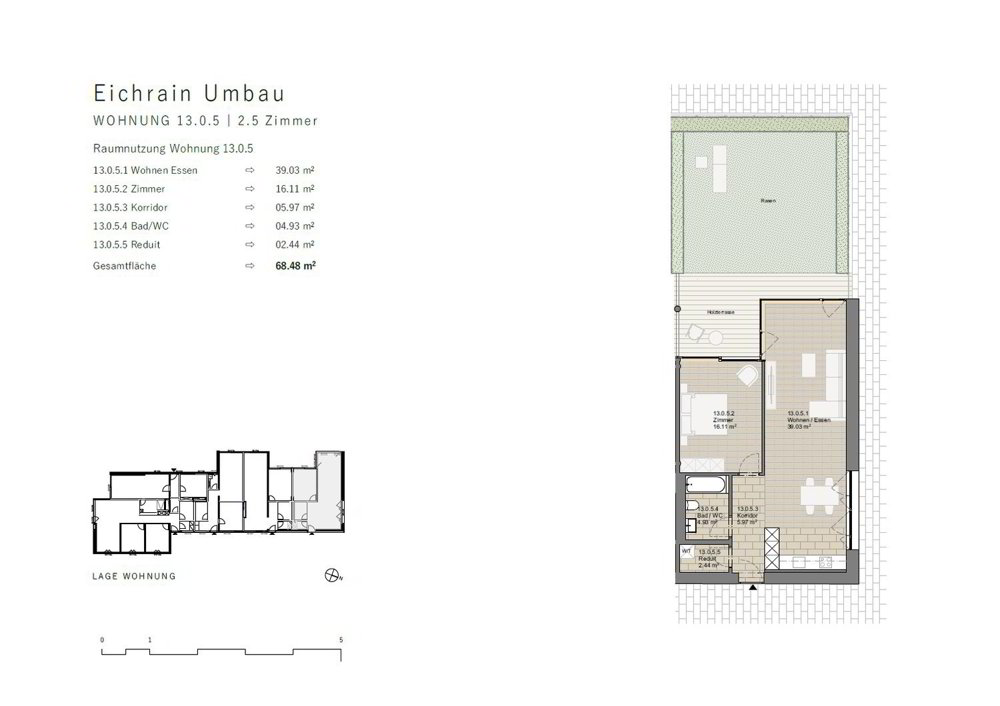Appartamento di 2 locali in affitto a Zürich - immagine 1/3