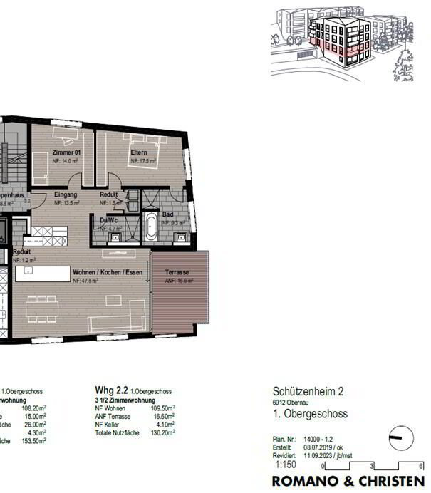 Appartement 3.5 pièces à louer à Obernau - image 1/18
