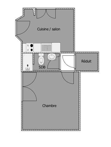 Appartement 1 pièces à louer à Corcelles NE - image 1/7