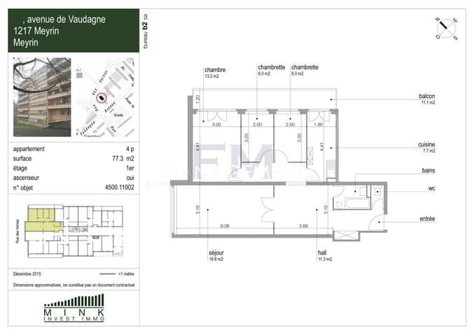 Appartamento di 4 locali in affitto a Meyrin - immagine 1/13