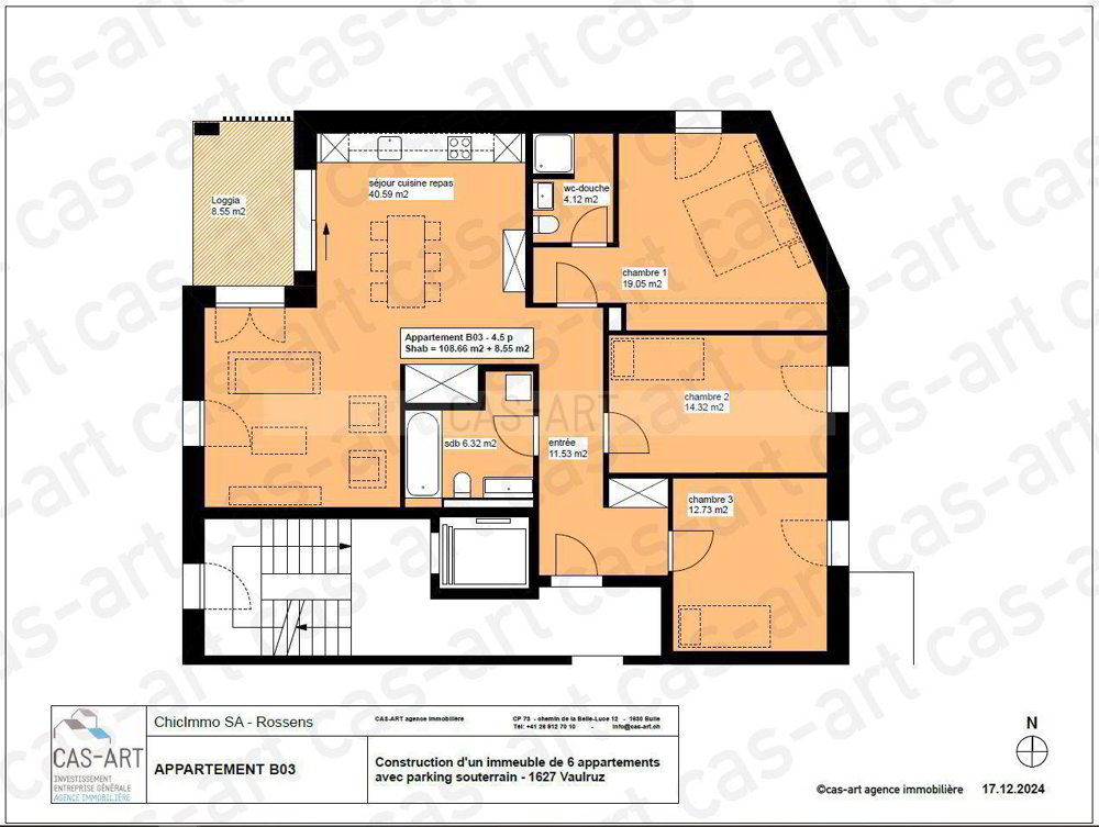 Appartamento di 4 locali in vendita a Vaulruz - immagine 1/7