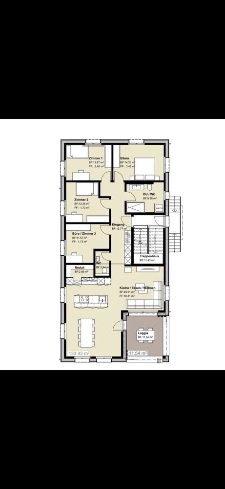 5.5 Zimmer Wohnung zu vermieten in Schlierbach - Bild 1/5