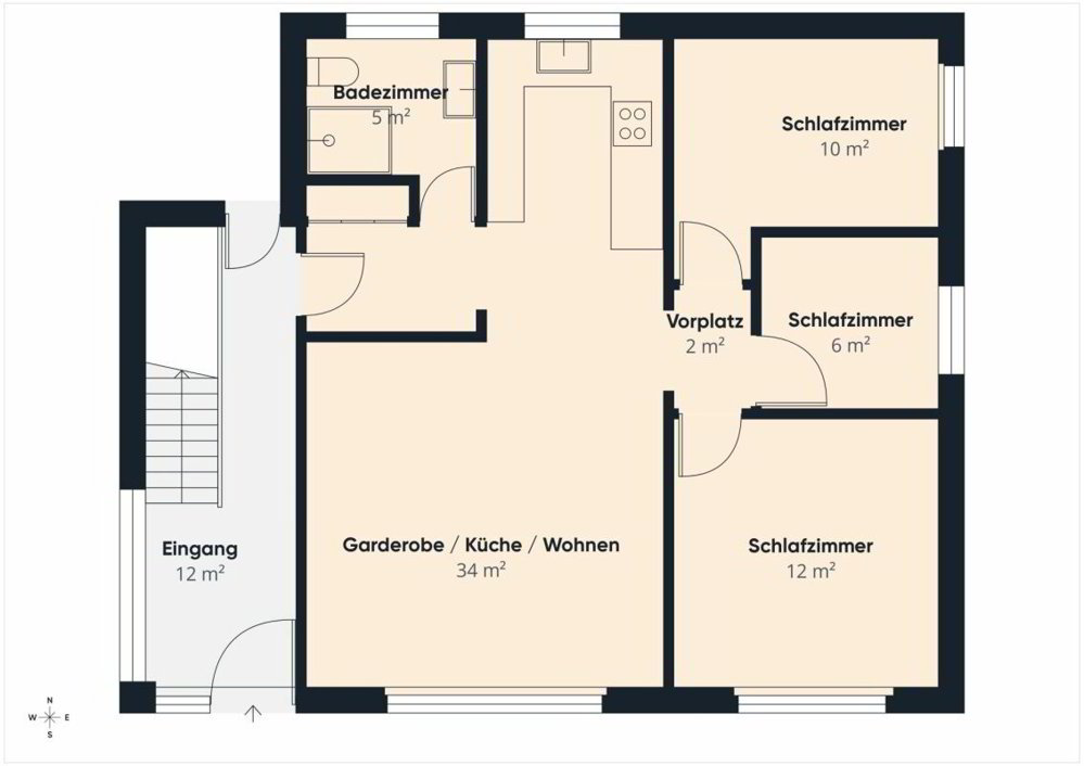 4 Zimmer Wohnung zu vermieten in Flumserberg Tannenbodenalp - Bild 1/13