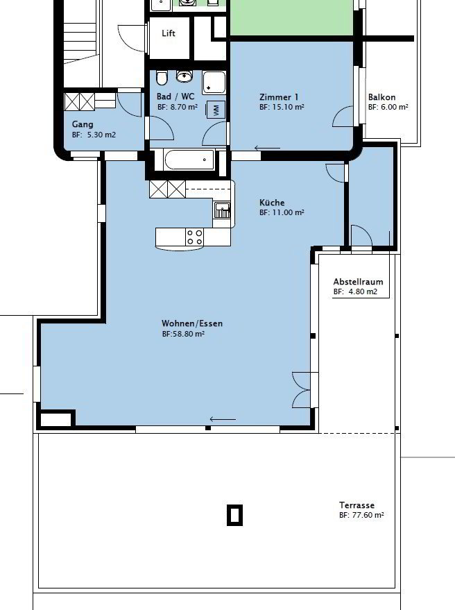 Appartement 2.5 pièces à louer à San Gallo - image 1/12