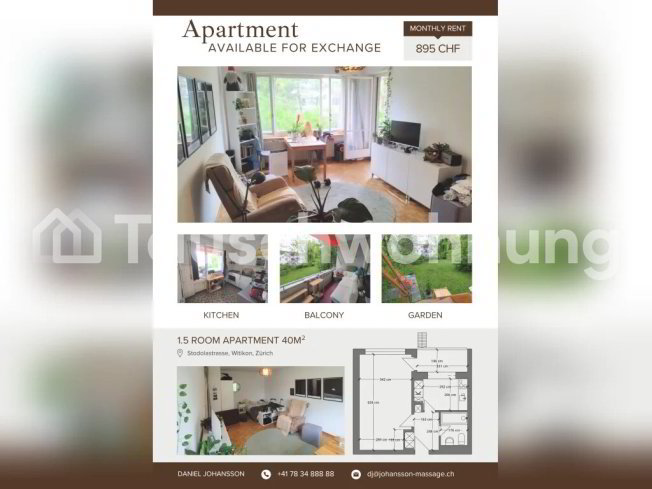 1 Zimmer Wohnung zu vermieten in Zürich - Bild 1/1