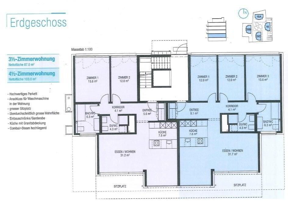 Appartement 3.5 pièces à louer à Arbon - image 1/9