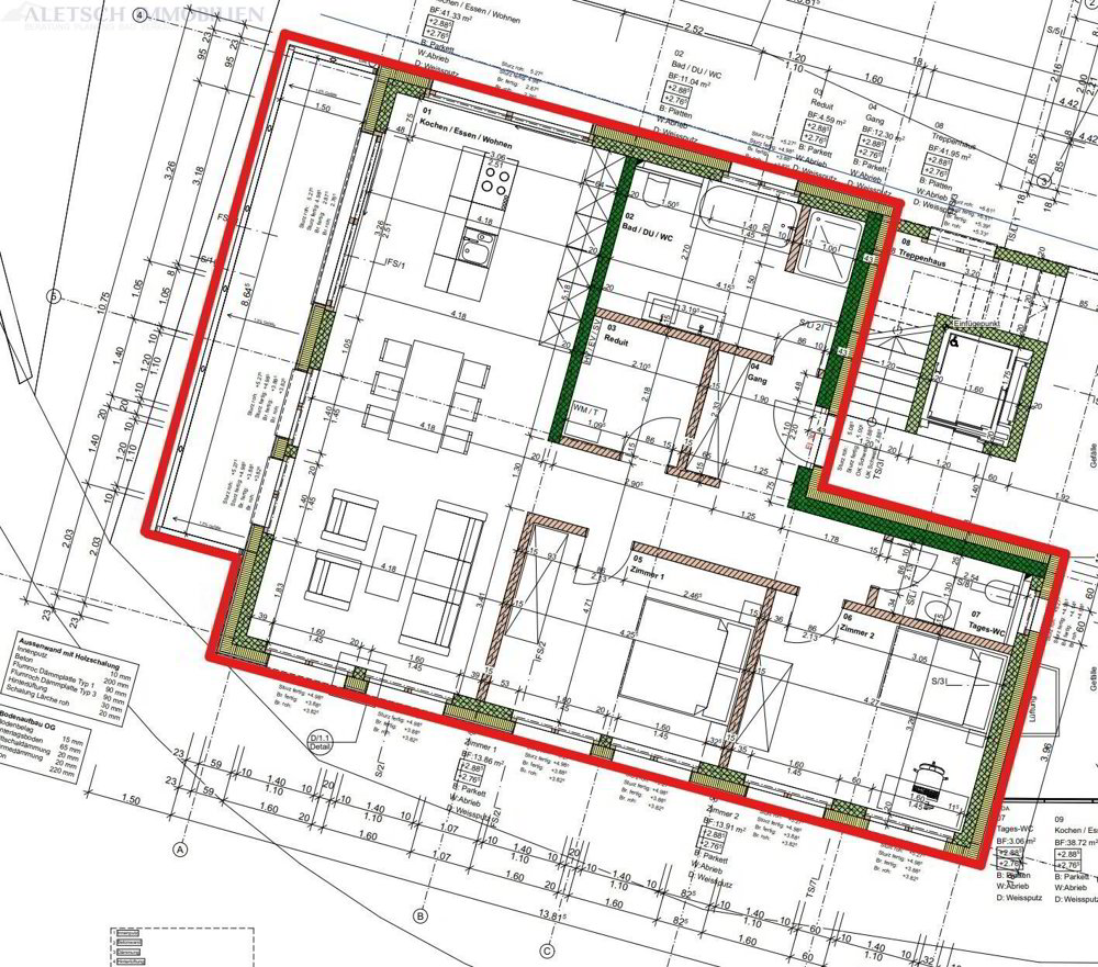 3.5 Zimmer Wohnung zum verkaufen in Fiesch - Bild 1/3