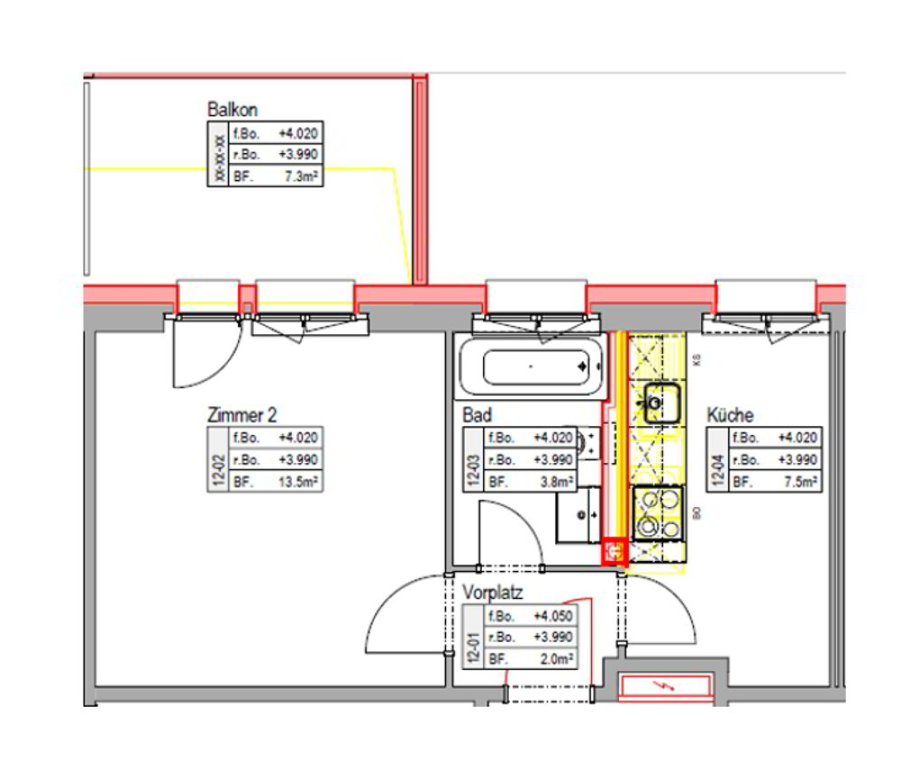Appartement 1 pièces à louer à Lucerna - image 1/7