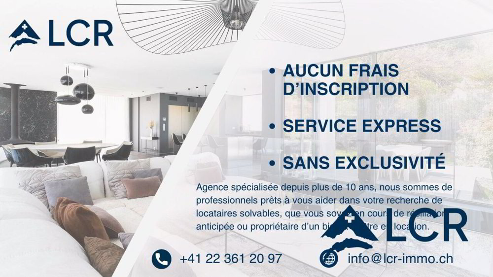 4 Zimmer Wohnung zu vermieten in Genève - Bild 1/9