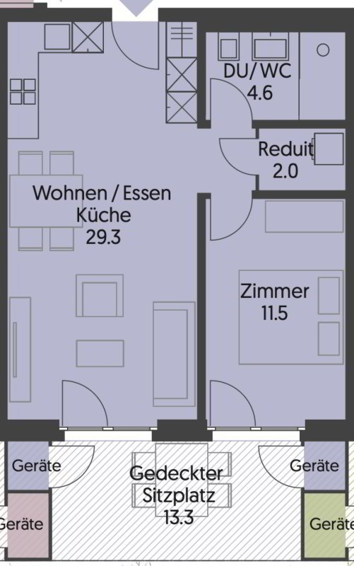 2 rooms Apartment for rent in Wald ZH - image 1/8