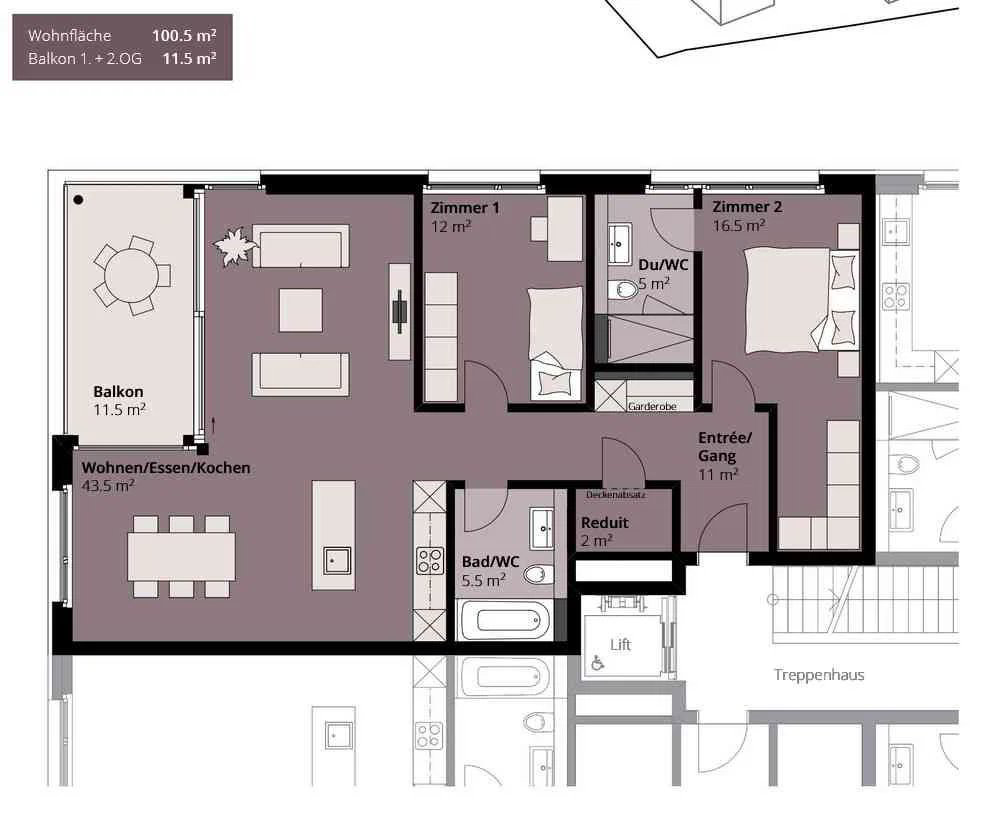 Appartement 3.5 pièces à louer à Horn - image 1/8