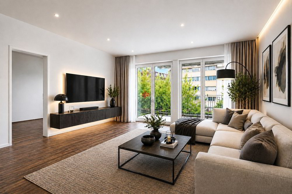 Endlich zuhause, direkt am Rhein